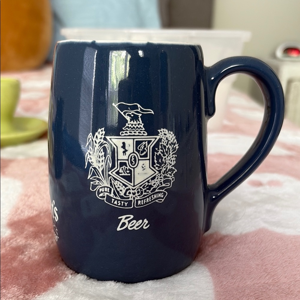 Navy Blue Beer Mug